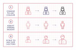 Line Icons - People Product Image 7