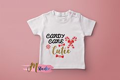 Candy cane cutie svg, for Silhouette Cameo or Cricut Product Image 2