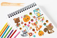Auntumn Animals graphics and illustrations Product Image 3