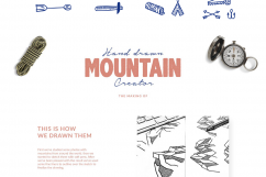 Hand Drawn Mountain Creator Kit Product Image 4