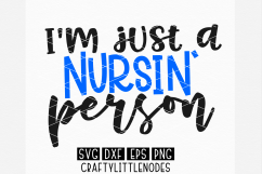 Nursin&#039; Person SVG  Product Image 2
