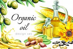 HAND PAINTED organic oil set Product Image 1