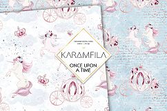 Burgundy and Rose Gold Unicorn Patterns Product Image 6