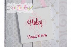 EXCLUSIVE Elegant Script SVG &amp; DXF Cut File Product Image 4