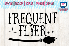 halloween, frequent flyer, witch broom, svg Product Image 2