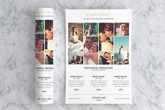 Minimal Photography Price List Marketing Flyer  Product Image 3