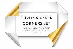Curling Paper Corner Folds Set Product Image 1