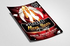 New Year Party Flyer Product Image 3
