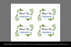 Printable Thank You Card Template, instan download, DAD_07 Product Image 5