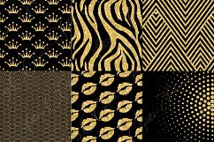 Black Glam Digital Paper Product Image 3