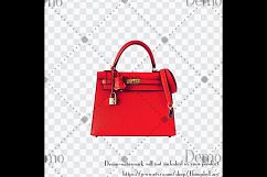 13 Painted Luxury Bags Clip Arts, Fashion and Peony Clip Art Product Image 6