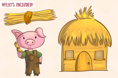 Three Little Pigs Clip Art Product Image 2