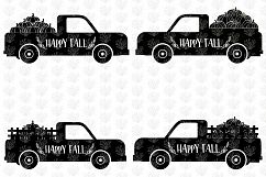 Happy Fall Pumpkin Truck - Halloween SVG EPS DXF PNG Cut Product Image 3
