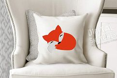 Fox Machine Embroidery Design Animals 4 Sizes Product Image 2
