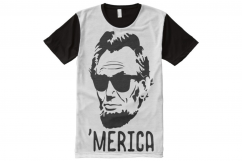 Abraham Lincoln Merica SVG 4th of July SVG USA SVG Product Image 2