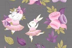Ballerina animals clipart Product Image 7
