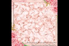 16 Rose Gold Blush Pink Glitter Marble Texture Digital Paper Product Image 3