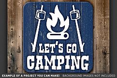 Let&#039;s Go Camping SVG File - Camping Svg - Camping Svg - 766 Product Image 3