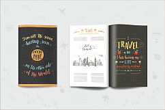 Travel hand drawn postcards/banners. Product Image 15