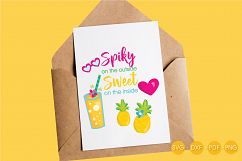 Spiky And Sweet cutting files svg, dxf, pdf, eps included - cut files for cricut and silhouette - Cutting Files SG Product Image 3
