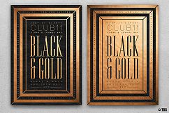 10 Minimal Black and Gold Flyers Bundle Product Image 7