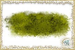 Olive  Moss Green Sap Brush Strokes Clipart Autumn Golden Glitter  24 PNG - transparent background images Product Image 18