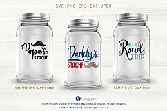 Mason Jar Designs, Decals, printable labels svg files Bundle Product Image 5