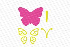 Flowers butterfly floral svg Product Image 2