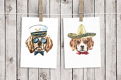 Watercolor Dogs. Animal creator. Product Image 14