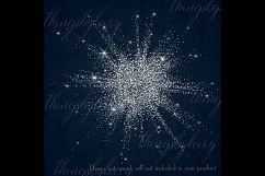 16 Glowing Glitter Explode, Glitter Confetti Gold Dust PNG Product Image 3