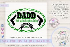 Dads Against Daughters Dating Father&#039;s Day SVG LL122A Product Image 1
