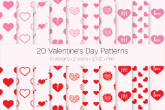 20 Valentine&#039;s Day Patterns Product Image 1