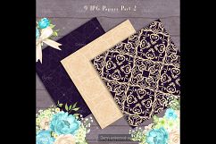 Luxury Pearl, Purple, Gold Glitter Kit, Balloon, Bow, Lights Product Image 7