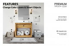 Bath &amp; Towels Mockup Set Product Image 5