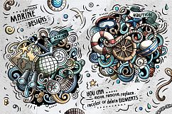 Nautical Cartoon Doodle Big Pack Product Image 3