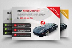 Horizontal Rent A Car Flyer Product Image 1