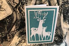 Bird and Bear&#039;s Xmas Collection x 8 papercutting templates Product Image 9