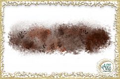 Chocolate Coffee Brown Glitter Brush Strokes 24 PNG Aqua clipart Splashes  Product Image 14
