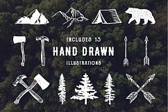 Rustic Logos &amp; Illustrations AI PNG Product Image 4