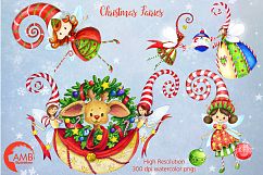 I love Christmas Bundle watercolor cliparts, graphics illustration AMB-1673 Product Image 7