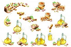 HAND PAINTED WATERCOLOR peanuts set Product Image 3