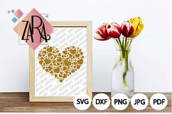 Heart svg DXF pdf jpg PNG - Cutting Files - Wall art - Clip Art  Product Image 7