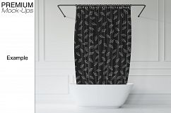 Bath Curtain Mockup Pack Product Image 9