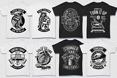 200 Vector Tshirt Designs B/W Concept Product Image 23