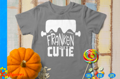 Halloween SVG Franken Cutie Cut File Product Image 3