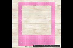 100 Gingham Photo Frames, Picture Frames, Planner Clip arts Product Image 2