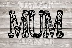 2 sets of MUM floral papercutting templates|PNG/PDF/SVG/DXF formats Product Image 4
