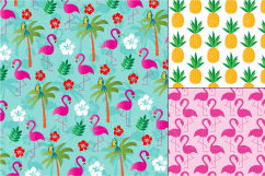 Flamingo &amp; Pineapple Patterns Product Image 2