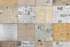 Old Newspapers Digital Paper Textures Product Image 2