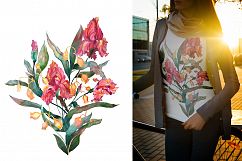 Watercolor iris flowers set. Product Image 6